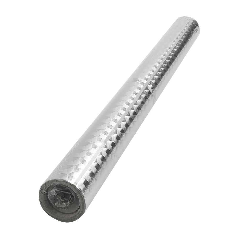 Aluminum Foil Sticker Waterproof and Oilproof Kitchen Countertop Cover Anti Dust for Cabinet and Wall Protection 5M Length
