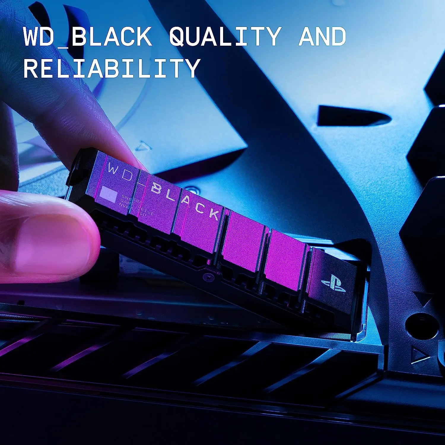 WD_BLACK SSD SN850P NVMe M.2 SSD يصل إلى 7300 ميجابايت/ثانية، توسيع تخزين داخلي مرخص رسميًا لوحدات تحكم PS5