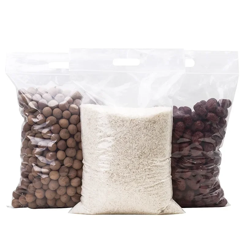 

50pcs/lot transparent slider Ziplock fruit vegetable plastic packaging bag,Clothing gift bag with hang handle and air hole