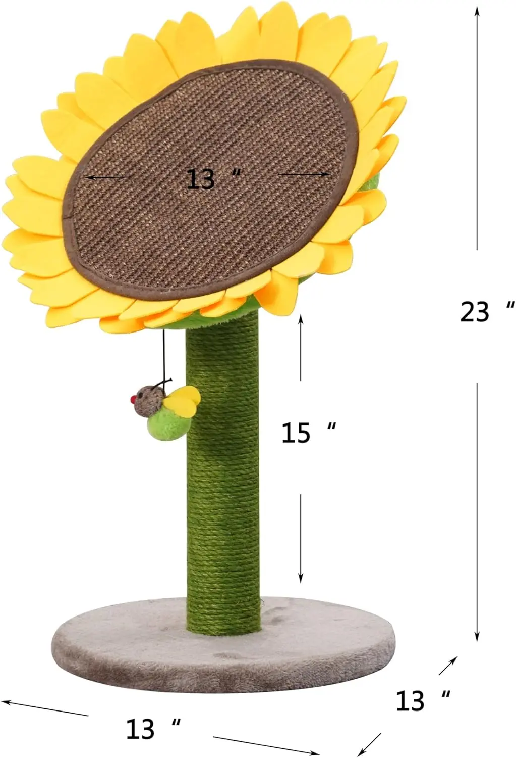 

Когтеточка для кошек из сизаля подсолнечника Съемная износостойкая рама для лазанья подсолнечника Кошачья когтеточка для кошек