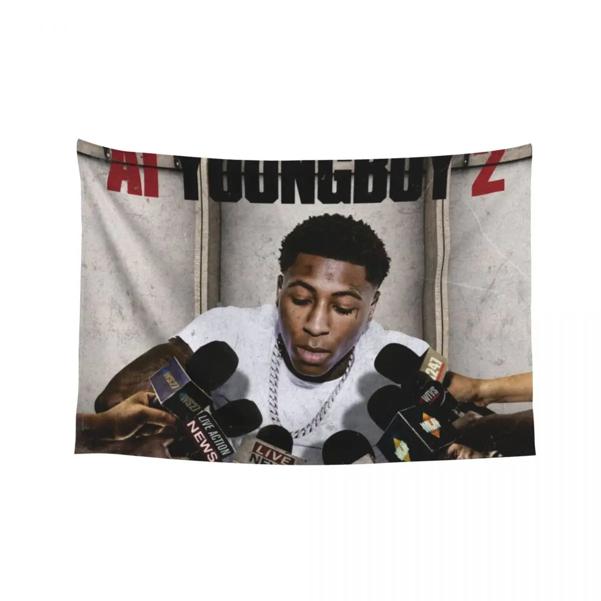 

rapper youngboy music Tapestry Decoration Room Room Decor Cute Kawaii Room Decor Tapestry