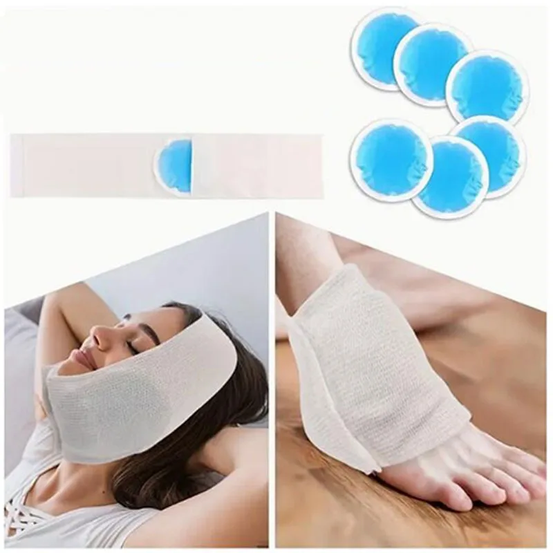 1pc Blue 7cm Ice Pack For Eye Protection And Beauty Cold And Hot Packs For Repeated Use Round