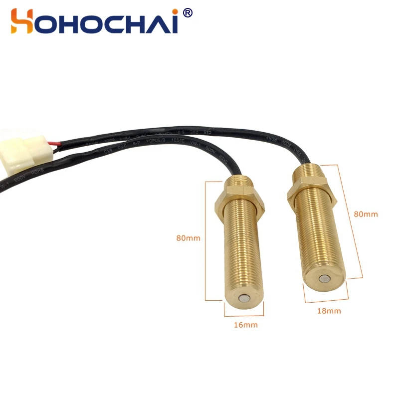 M16 M18 Universal Engine Magnetic Pickup Speed Sensor Diesel Genset Automobile Engineering Vehicle Parts