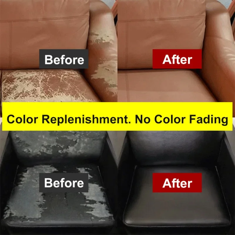 Leather Repair Cream Leather Scratches and Cracks Repair Car Leather Seat Repair Cream Refurbish Repair Tool Leather Shoe Repair