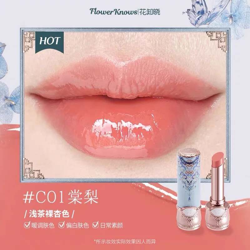 Flower Knows Butterfly Cloud Collar Collection Heldere lipgloss Voedende spiegellip Lipglazuur Make-up 3,5 g