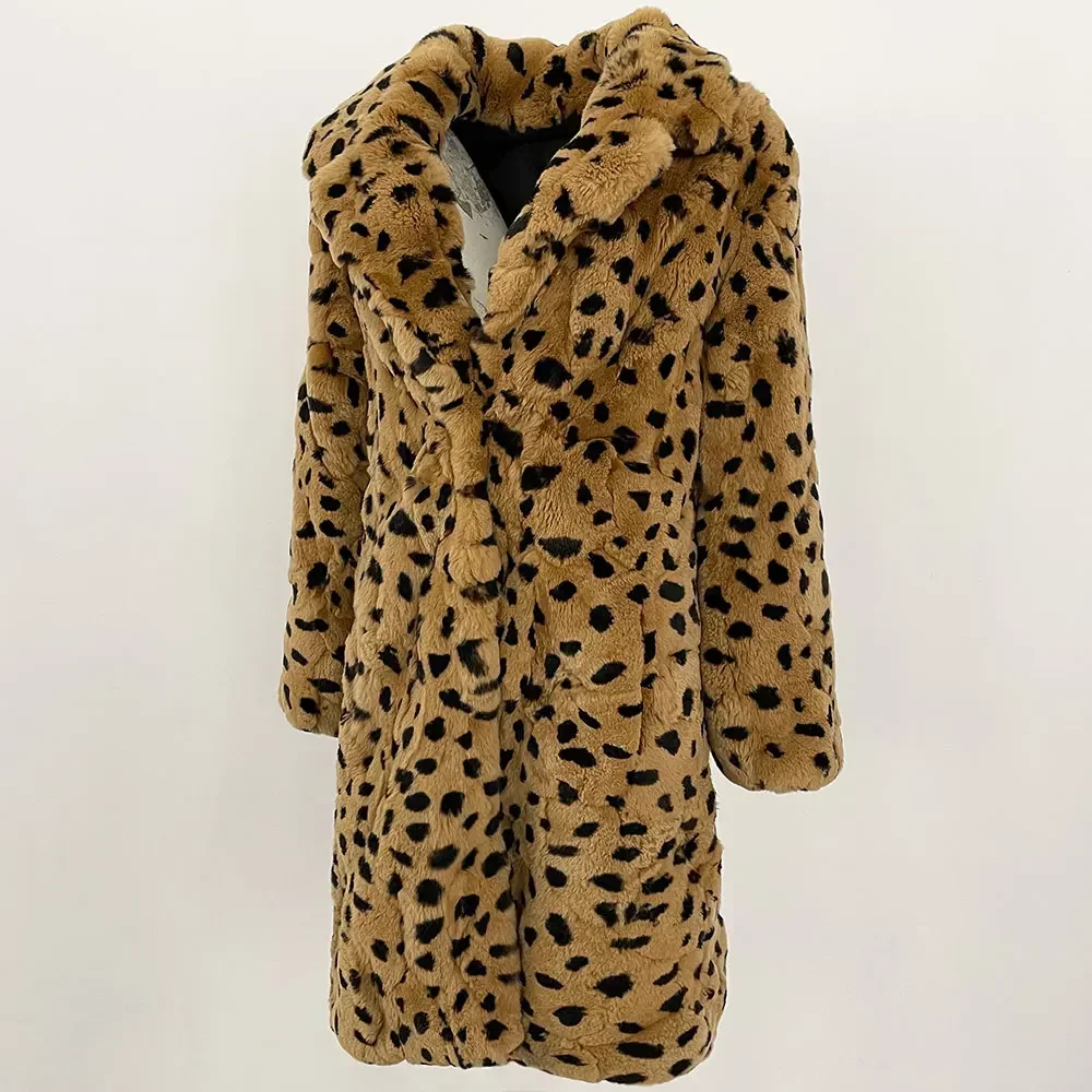 OFTBUY Cappotti invernali da donna Giacca in vera pelliccia di coniglio Vendita invernale da donna con cappotti di pelliccia di coniglio di volpe Recensioni coreane Molte vestiti per ragazze