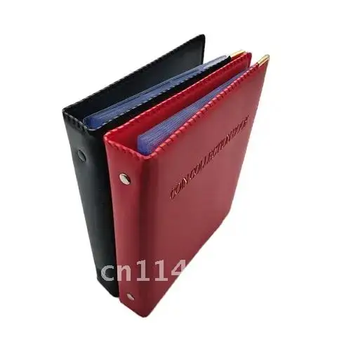 Coin binder Album for coins collection medallions badges PU Coin album 20 Pages 480 Pockets Replaceable Loose leaf collect Book