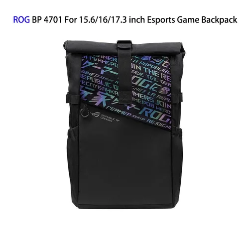 Imagen 1 del producto ROG BP4701 para 15,6/16/17,3/18 pulgadas juego de deportes mochila para ordenador portátil viaje de negocios mochila de gran capacidad bolso de hombro impermeable