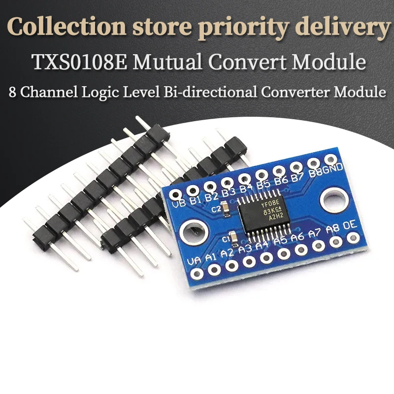 3.3V 5V TXS0108E 8 Channel Logic Level Bi-directional Converter Module Mutual Convert Module TXS0108E