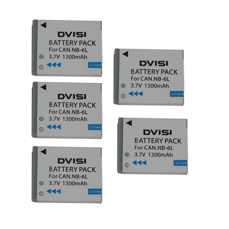 NB-6L NB 6L NB-6LH batteria agli ioni di litio per Canon Power-shot SX520 HS SX530 SX600 SX610 SX700 SX710 IXUS 85 95 200 210 105