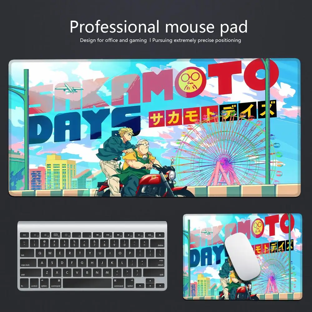 Animation Beautiful patternsOffice Computer Desk Mat Table Keyboard Big Mouse Pad Laptop Cushion Nonslip Decor for Sakamoto Days