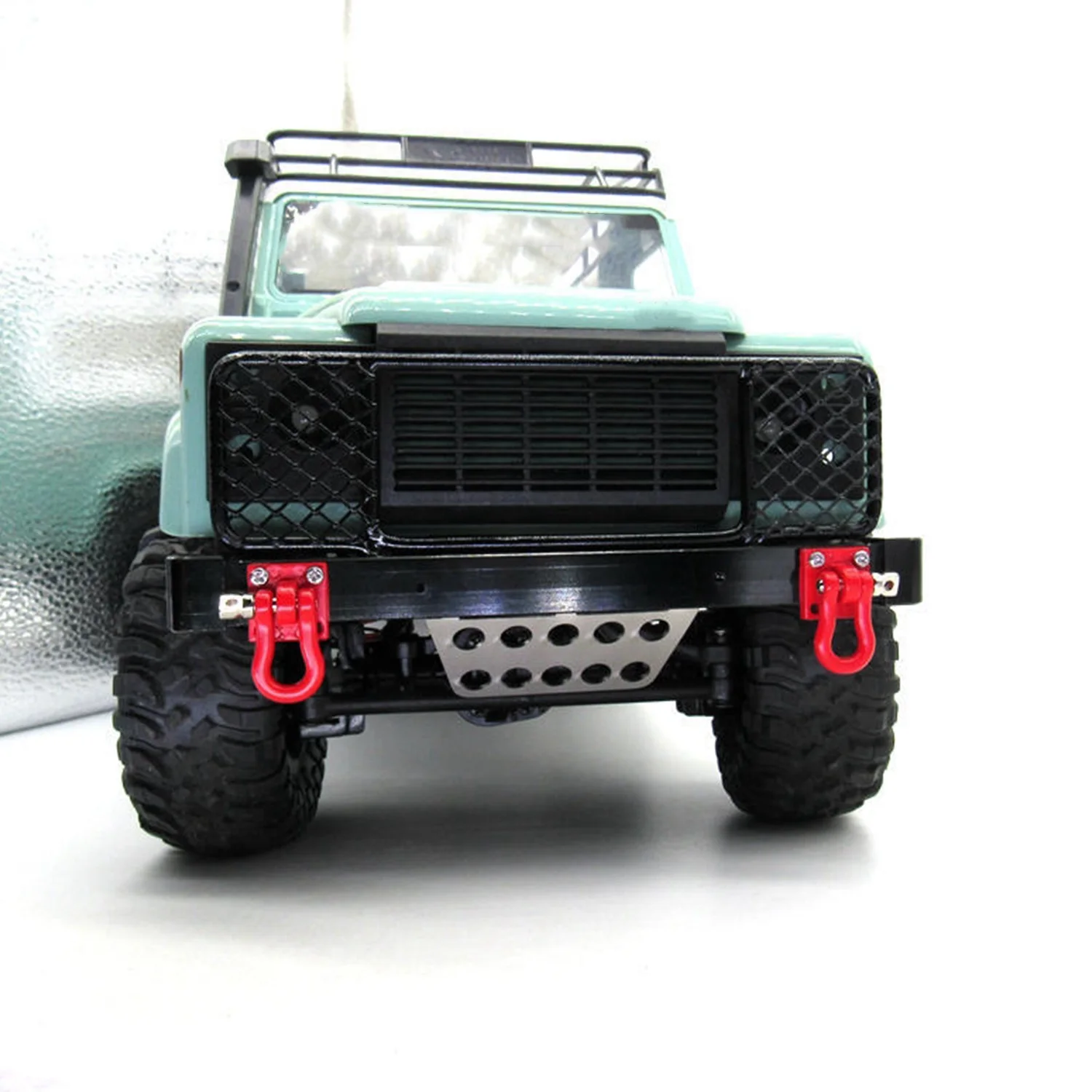 Il più nuovo! Nuova Versione In Metallo Armatura Anteriore Protezione Della Protezione per MN Modello D90 D91 D99S MN99 1/12 RC Auto Parti di Aggiornamento Accessori