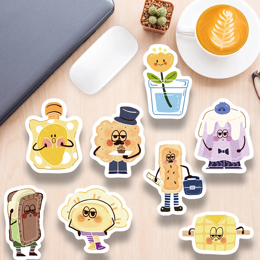 100 STKS Gourmet Battle Fun Stickers DIY Telefoonhoesje Laptop Cup Computer Speelgoedstickers