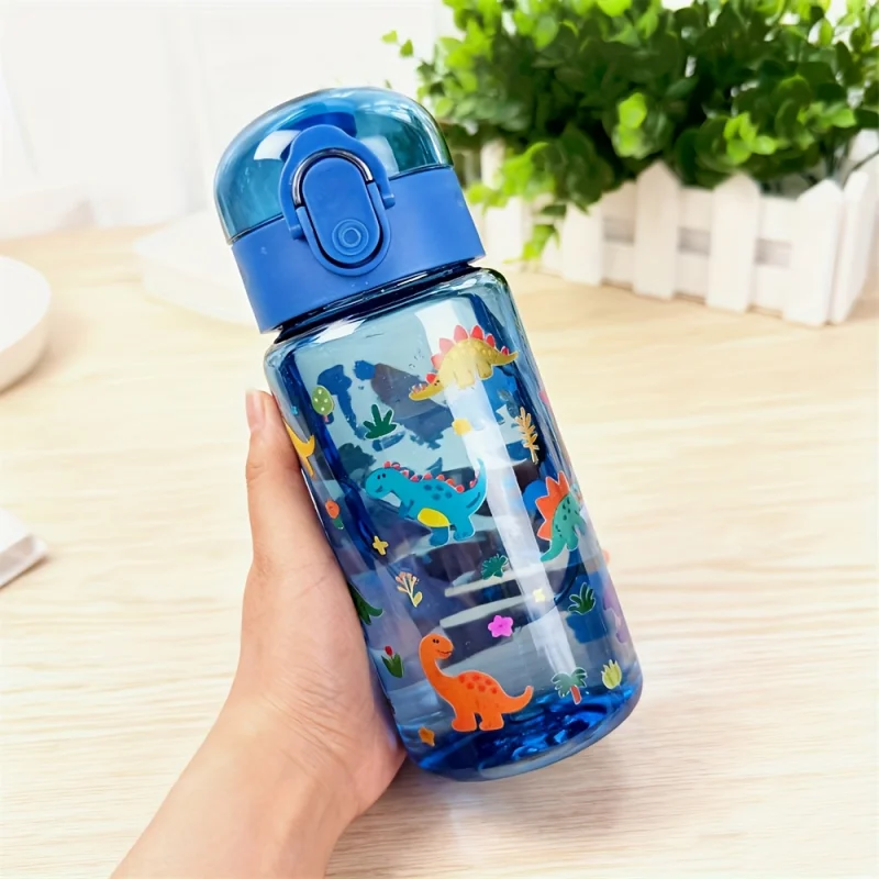 3D Printed Transparent Water Cup with Cartoon Patterns –550ML Vivid Color, Fade-Resistant, Cute & Stylish, Durable image 4