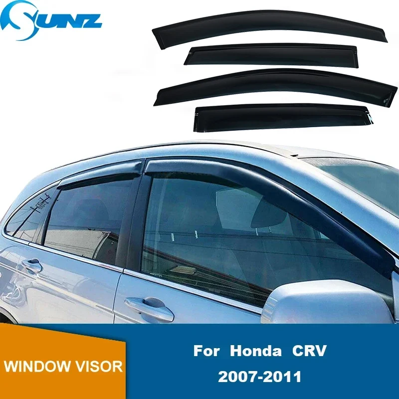 

Side Window Deflectors For Honda CRV 2007 2008 2009 2010 2011 Sun Rain Guards Protector Weathershield Weather Shields Door Visor