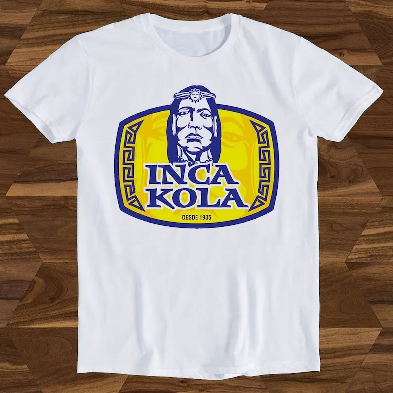 

Inca Kola Peru Soft Drink Golden Soda Best Seller Gamer T Shirt Gift Mens Womens Unisex Cartoon Anime Top Tee T1436