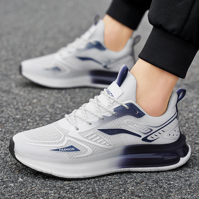 أحذية رياضية كاجوال للرجال قابلة للتنفس للفصول الأربعة، نعل ناعم جديد غير قابل للانزلاق، أحذية جري خارجية مريحة للطلاب، أحذية رياضية خفيفة #3