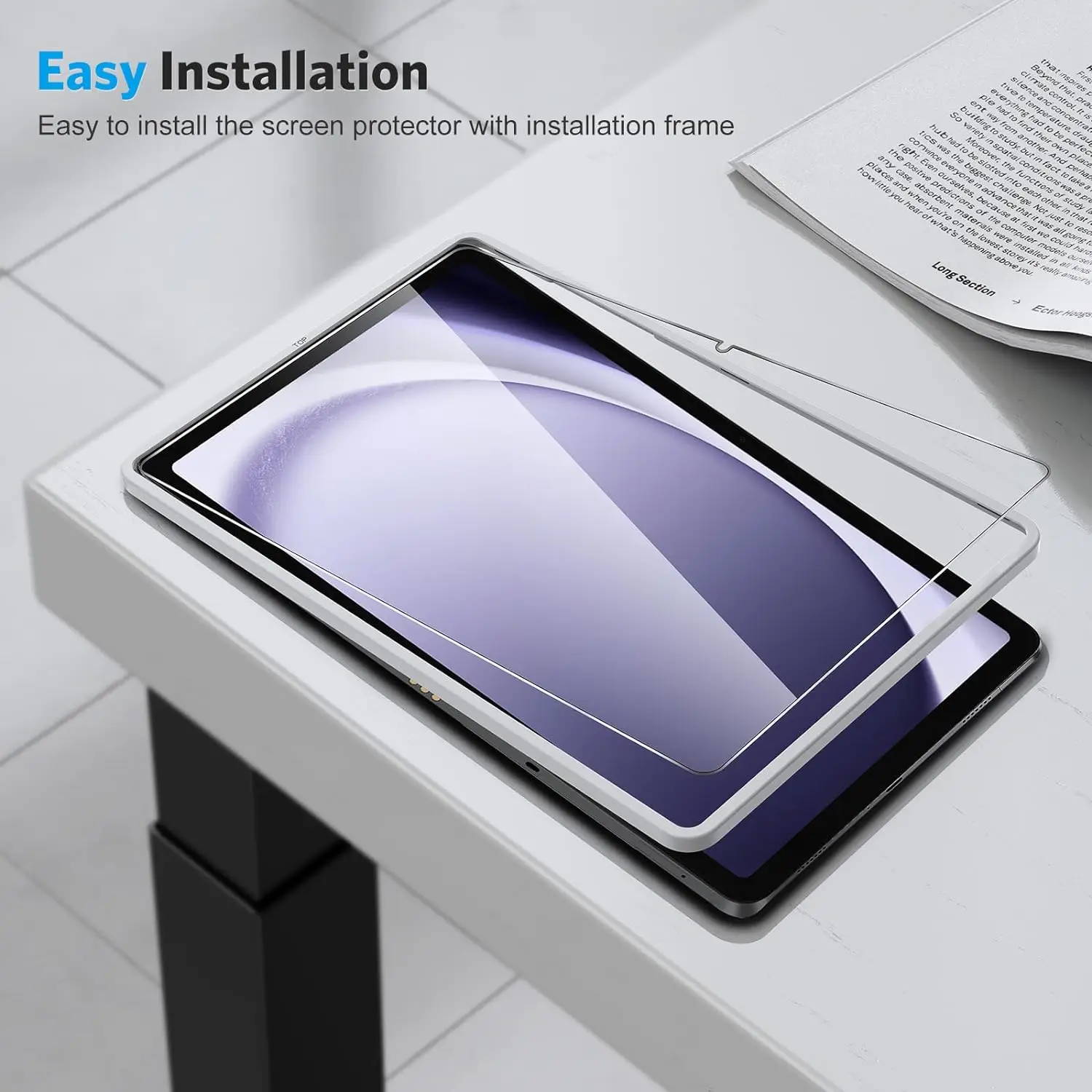 2pcs 9H Tempered Glass For Samsung Galaxy Tab A9 Plus 2023 11'' SM-X210 X215 Clear Anti Scratch Screen Protector Protective Film