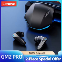 2pcs Special Offer Lenovo GM2 Pro Earphone Bluetooth Wireless Earbuds Low Latency Headphones HD Call Dual Mode Gaming Headset