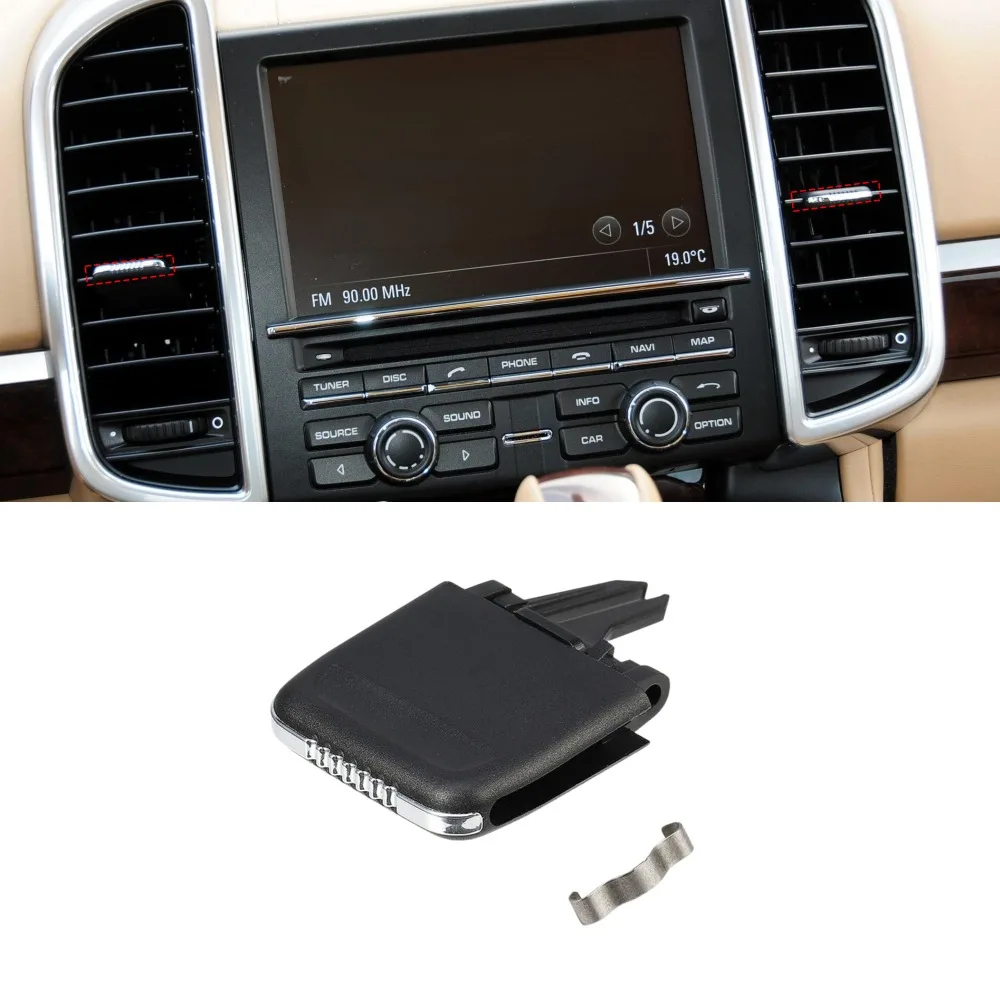 

For Porsche Cayenne 2010-2017 Car Front Dashboard Rear Air Conditioner Outlet A/C Air Conditioning Vents Tab Clip Pick 1PC