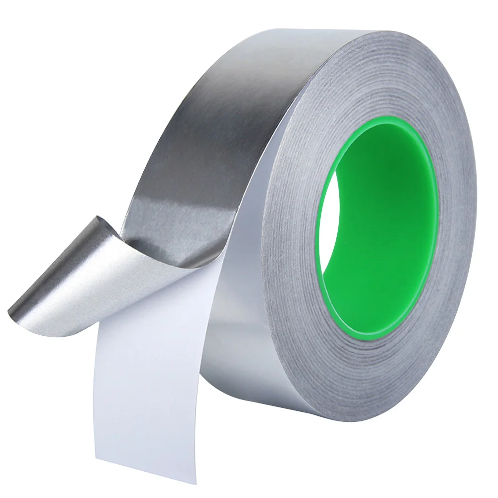 Tear-resistant Aluminum Foil Tape Mirror Surface Double Conductive Adhesive High Temperature Resistant Flame Retardant Tape