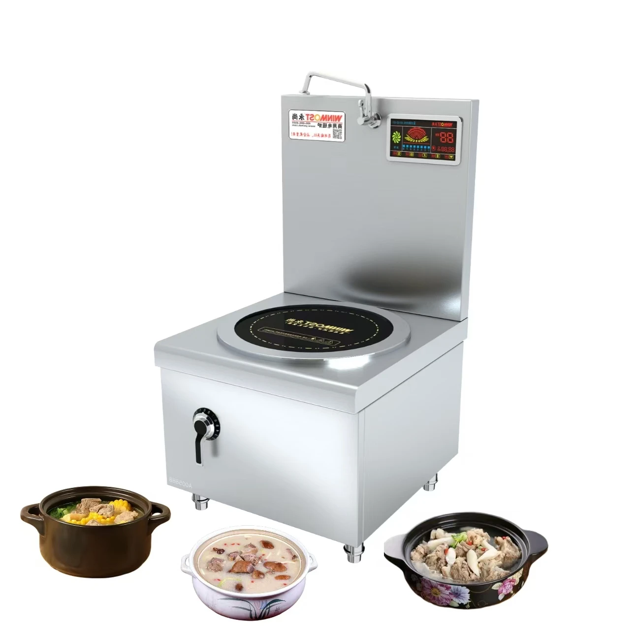 

FuZao Electromagnetic Single Head Low Soup Stove High Power 12000W Commercial Dining Restaurant Restaurant