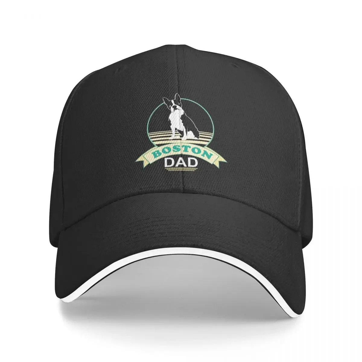 

Boston Terrier Dad NickerStickers on Redbubble Baseball Cap Mountaineering Luxury Cap Sunhat Men's Baseball Women's