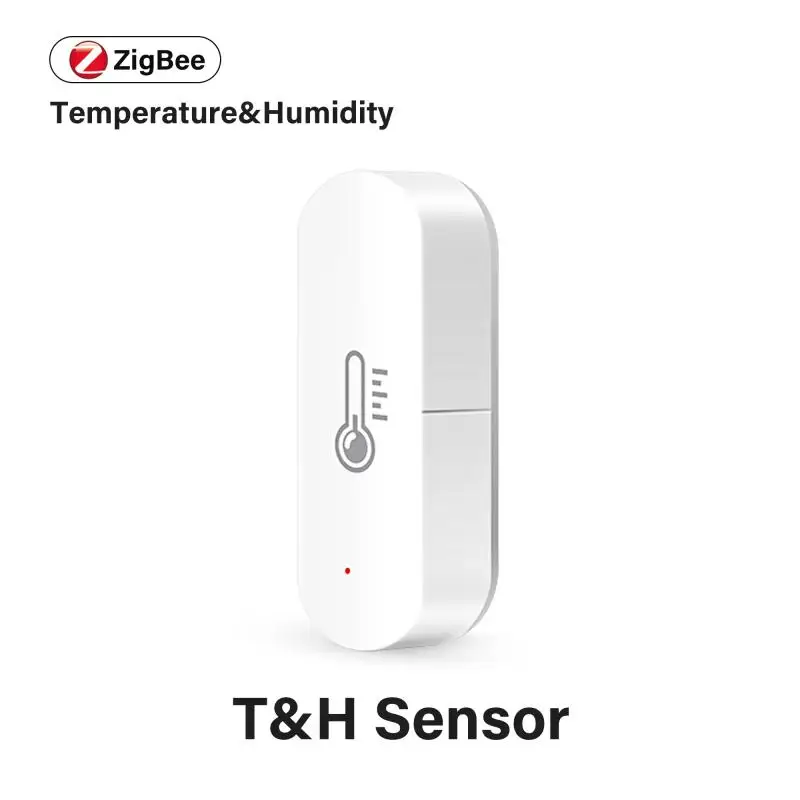 Sensor inteligente de temperatura y humedad para exteriores, higrómetro, termómetro con batería, Hub DE VIDA necesario, Mini Zigbee, Humi de temperatura