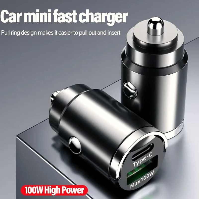 Car Charger Fast Charging USB TYPE-C Hidden Convert Plug Phone Charger For MG Rx5 HS ZST ZS MG3 MG5 MG6 MG7 GT GS Hector ZX EZS