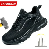 Zapatos de seguridad para hombre, zapatos de trabajo antigolpes y antipuñaladas, botas de seguridad indestructibles para hombre, zapatos aislados, botas tácticas