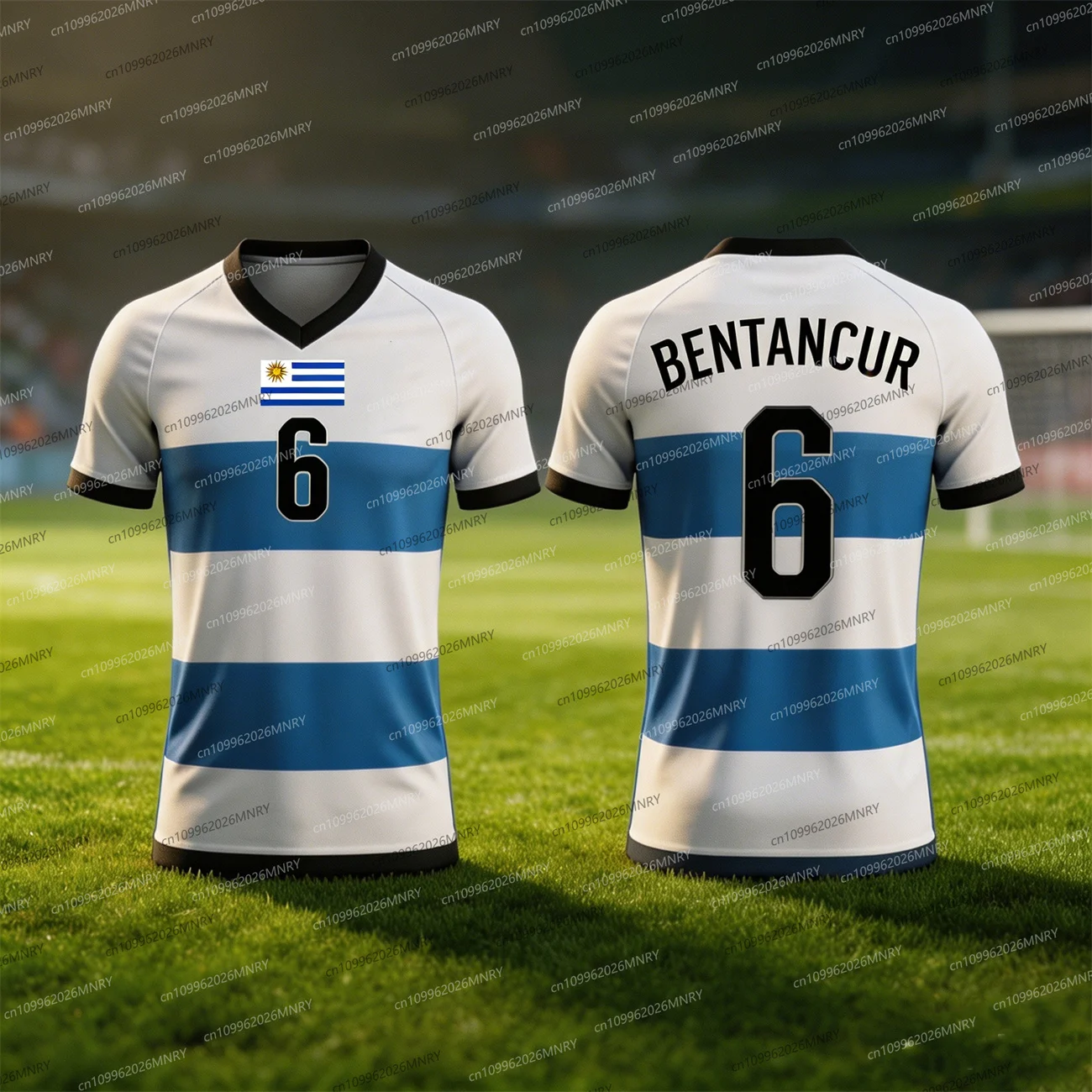 2026 Uruguay Flag Emble Jersey Summer Woman clothes Training Uniforms Jersey Breathable Quick Drying Fan Jersey Women Jersey