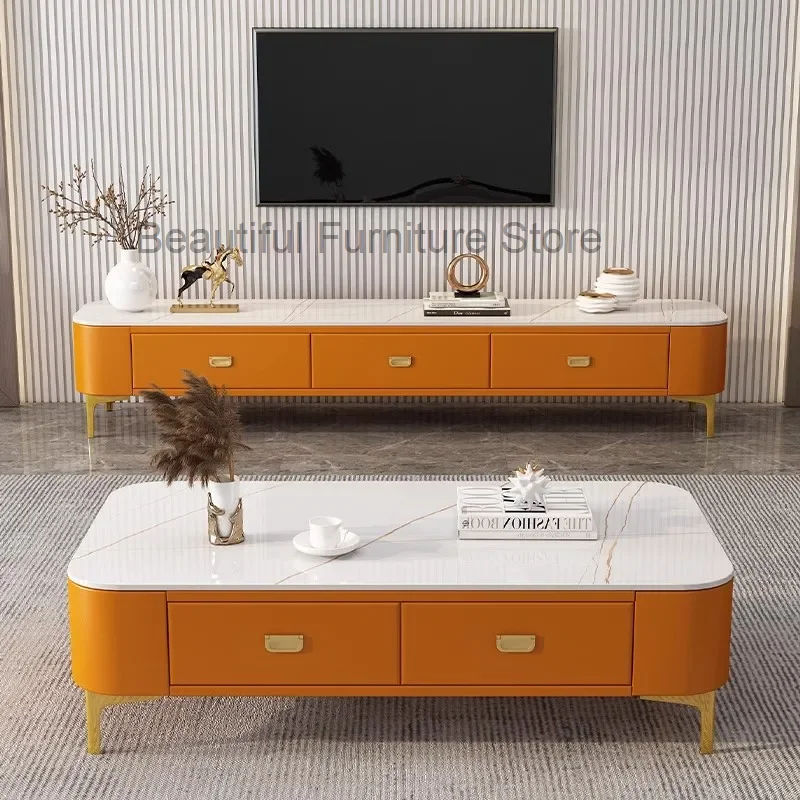 

Modern Luxury Tv Stands Nordic Design Italian Wooden Tv Stands Drawers Floor Cabinet Metal Mueble Salon Postmodern Furniture