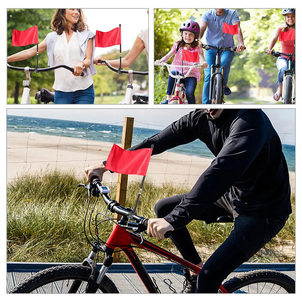 

Комплект из 4 держателей для велосипедных флагов на руль: надежные, нержавеющие, железные, безопасные флагштоки для крепления на руль велосипеда