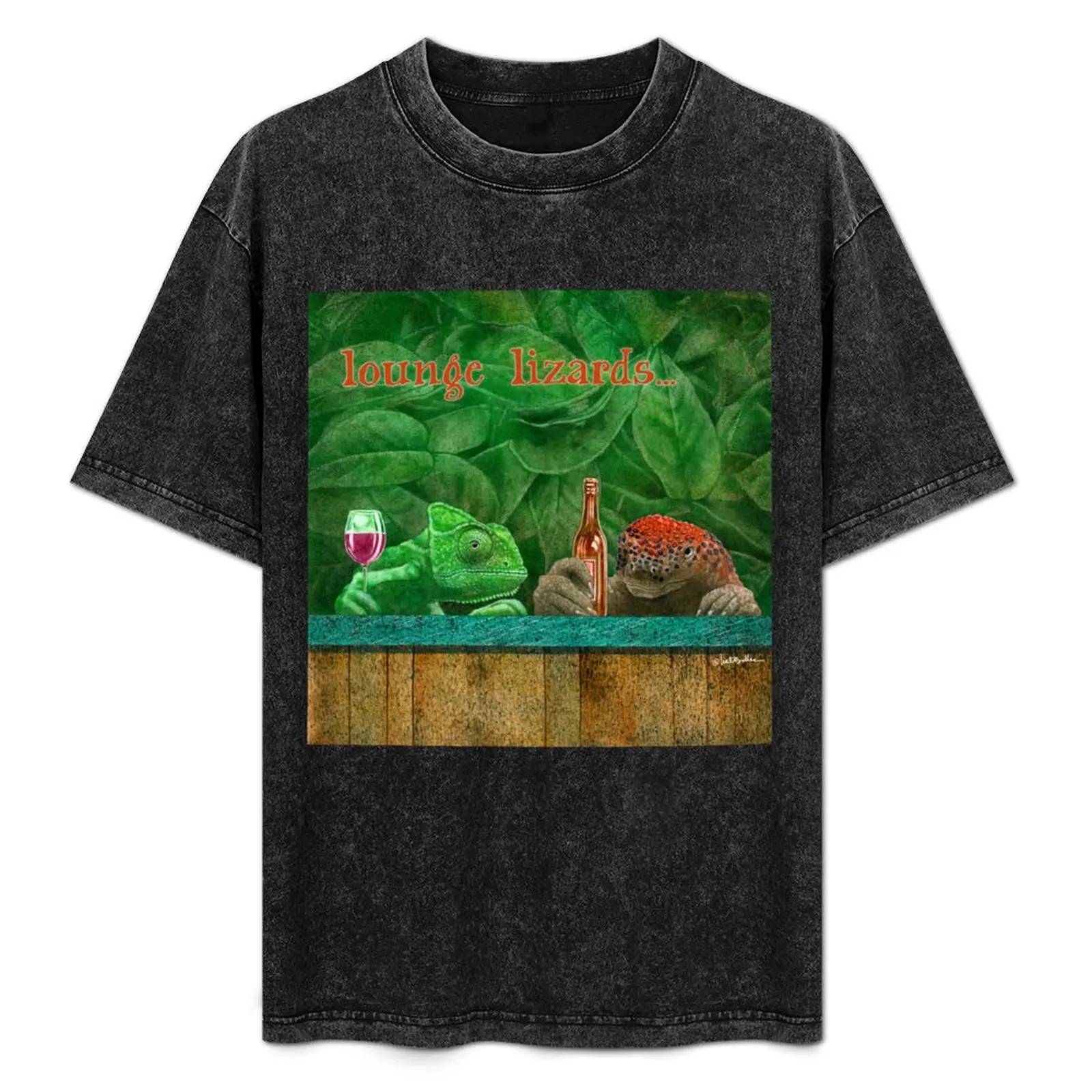 

Will Bullas / lounge lizards... T-Shirt Casual Everyday Short Sleeve T-Shirt