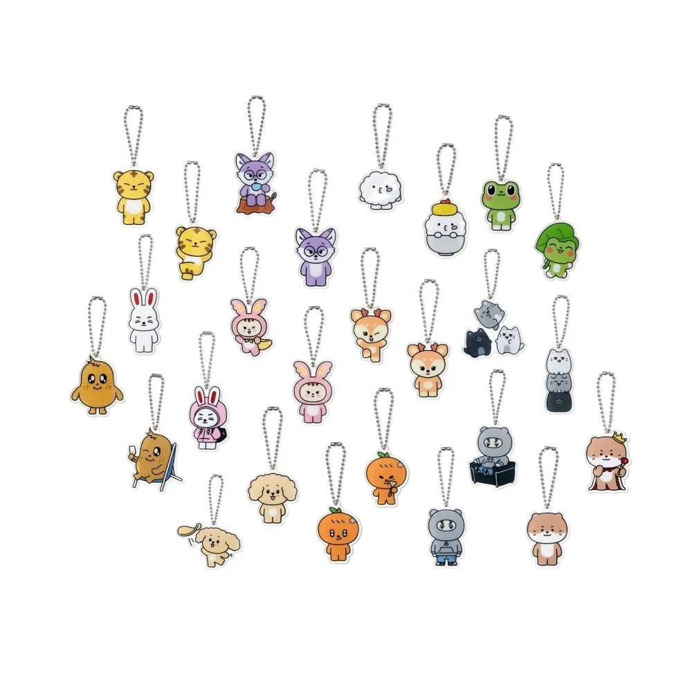 2pcs Kpop Miniteen Kawaii Keychain Acrylic Keyring JEONGHAN JOSHUA HOSHI VERNON DINO WONWOO WOOZI MINGYU Backpack Accessories