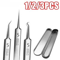 Ultra-fine Cell Pimples Blackhead Clip Tweezers Beauty Salon Remover Acne Needle Blackhead Deep Cleaner Clip Face Skin Care Tool