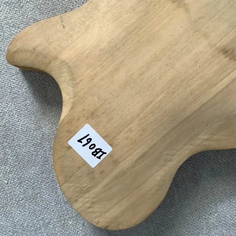 IB067 Raw Materials  Solid Wood+Redwood Top On The Back Electric Guitar Body DIY Unfinished Right Hand Uncut No Paints - view 4