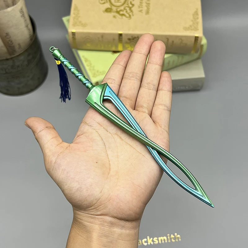 21cm Fierce Deity Sword Link LoZ Game Merchandise Metal Weapon Model Home Ornament 1:6 Doll Equipment Crafts Collection Toy Boy