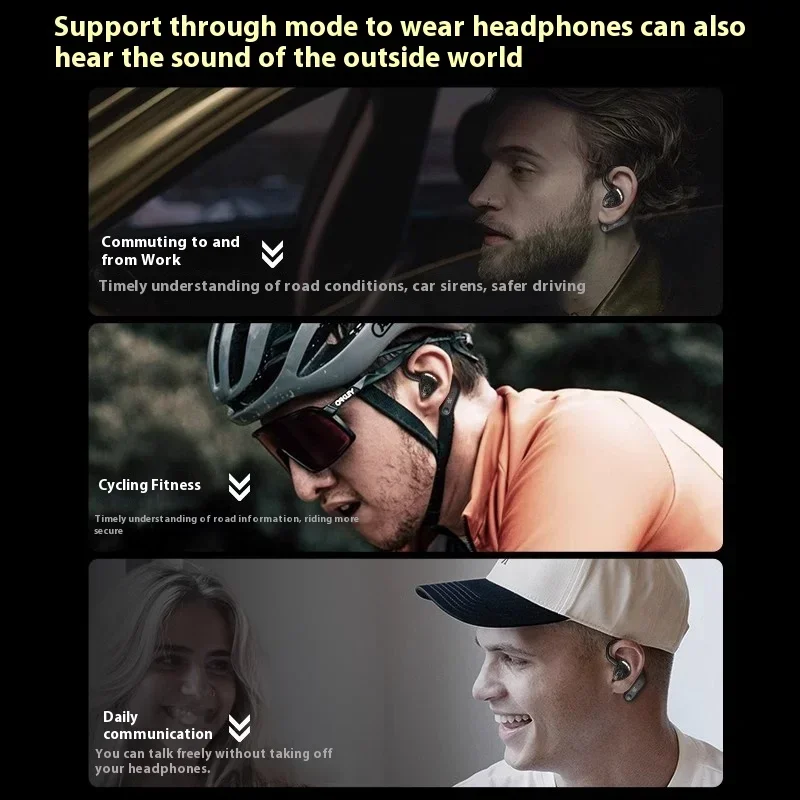 Kz an01 fone de ouvido sem fio bluetooth, redução de ruído ativo, portátil, alta fidelidade, decodificação de áudio, presentes personalizados