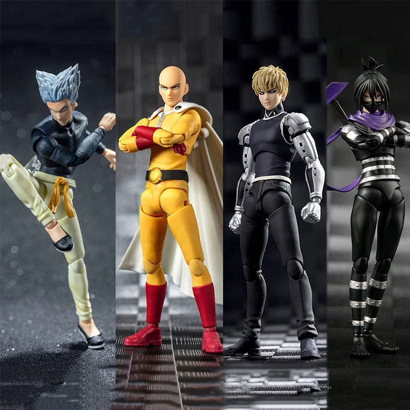 Dasin Model Greattoys GT One Punch Man Figures Saitama Genos Garou SHF PVC Action Figure Anime Toys Figure IN STOCK