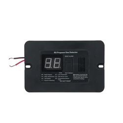 Digital RV Propane Gas Detector with 85dB Loud Alarm, DC 12V Gas Alarm for Trailer Motorhome