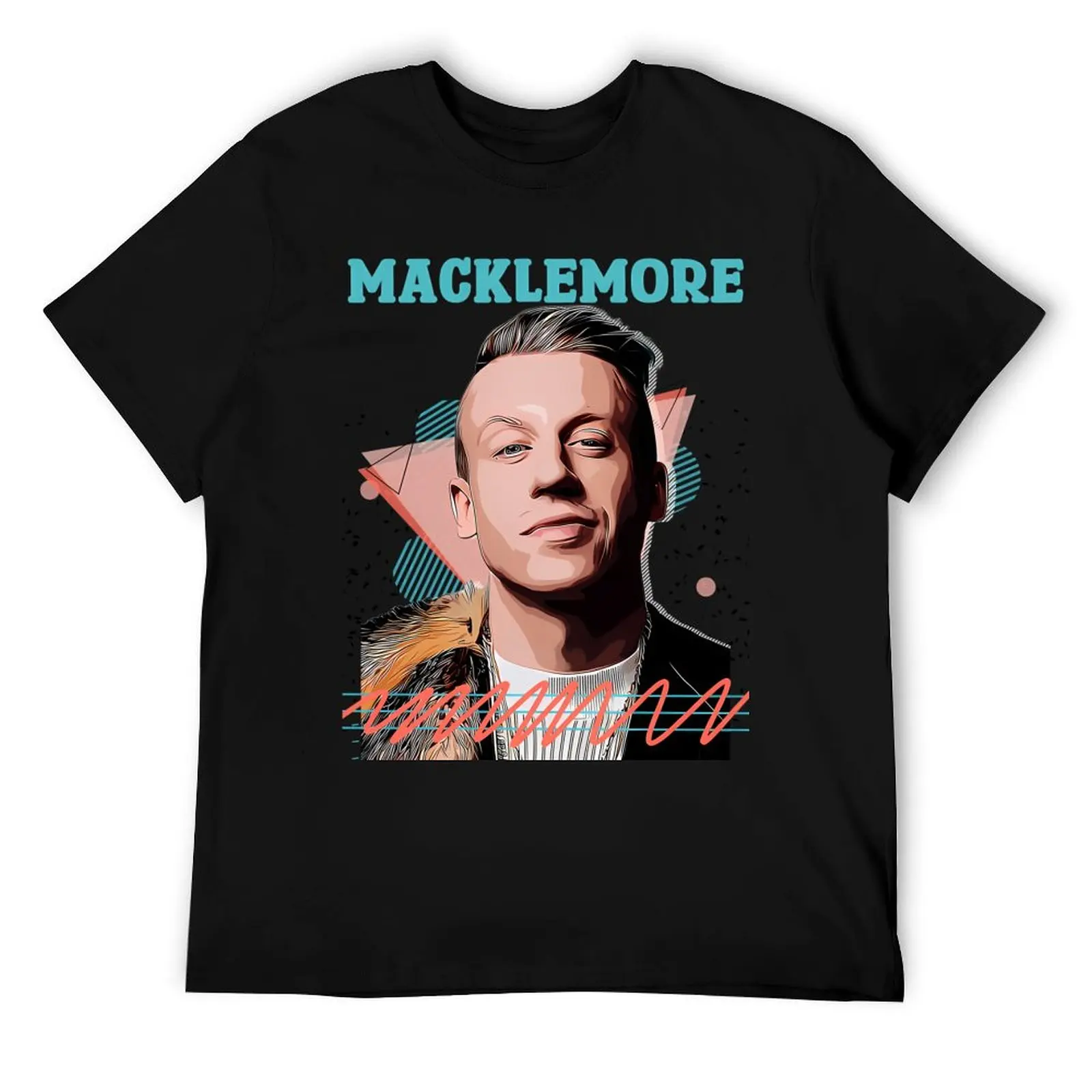 

Macklemore Fan Art Retro // Vintage T-Shirt cotton t shirt man funny t shirts dark humor t shirts for man pack white T-Shirt