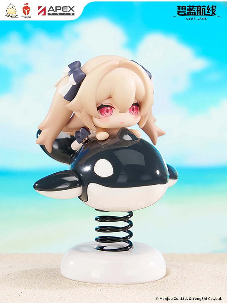 Azur Lane HappyShake Series Anchorage Q-version Bobblehead Display Style Collectible Figure Cute DIY Accessories
