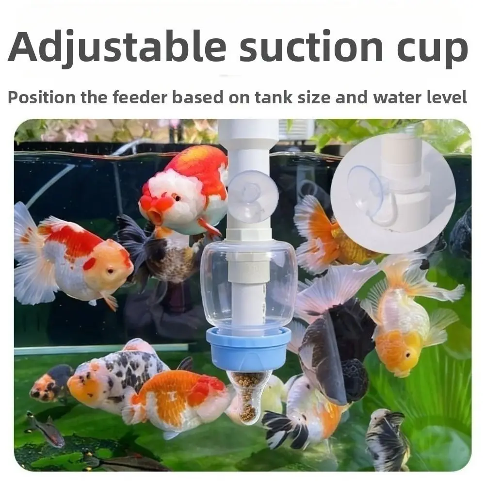 Durable Plastic Fish Tank Pacifier Anti-cloud Water Fixed Feeding Fish Pacifier Feeder Nipple Style Fish Food Holder Fish Tank