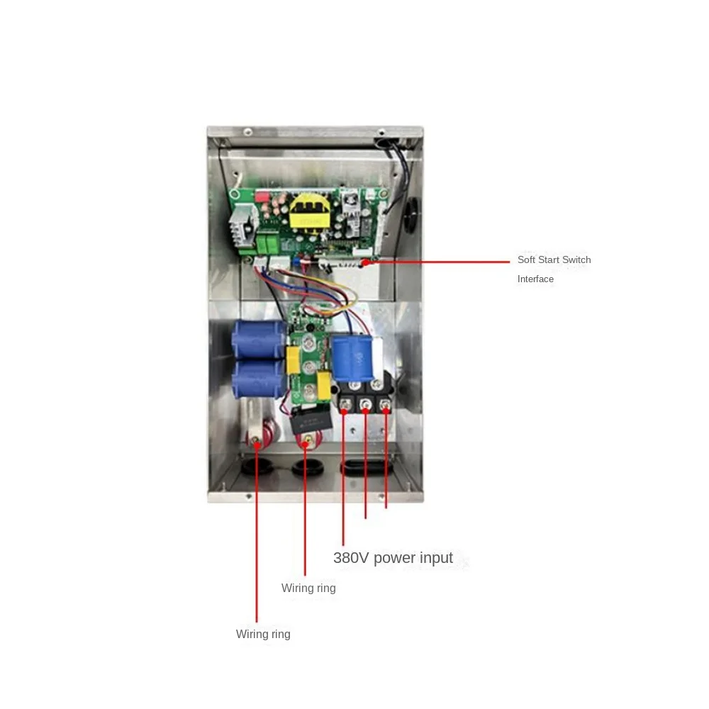 8KW Industrial Three Phase 380V Induction Heat Controller Induction Heating Machine