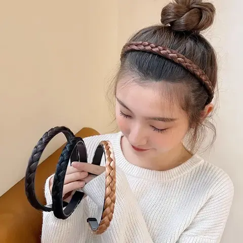 8 best sales hårflätad pannband - №4