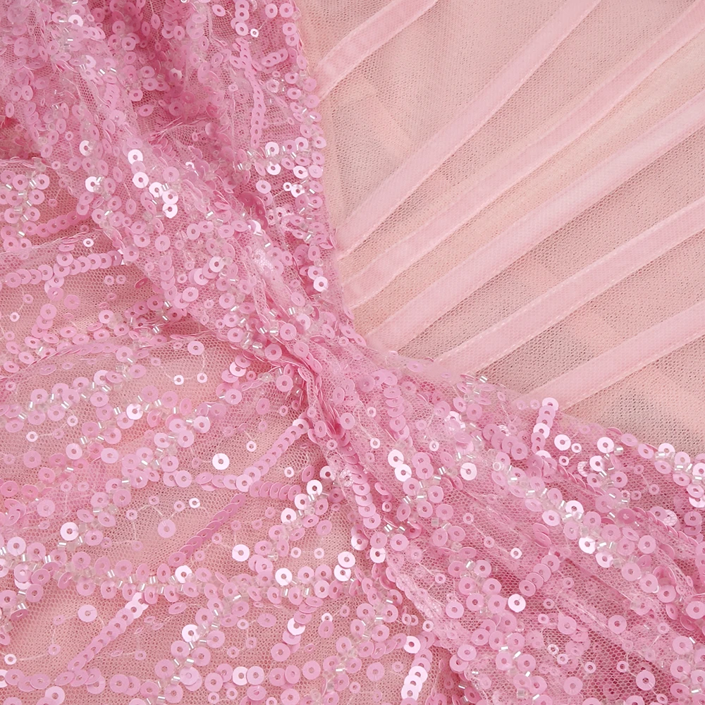 PB Fairy Pink Vestido espartilho fora do ombro – Vestido de noite de malha com decote em V de luxo Noites de baile Vestidos de gala