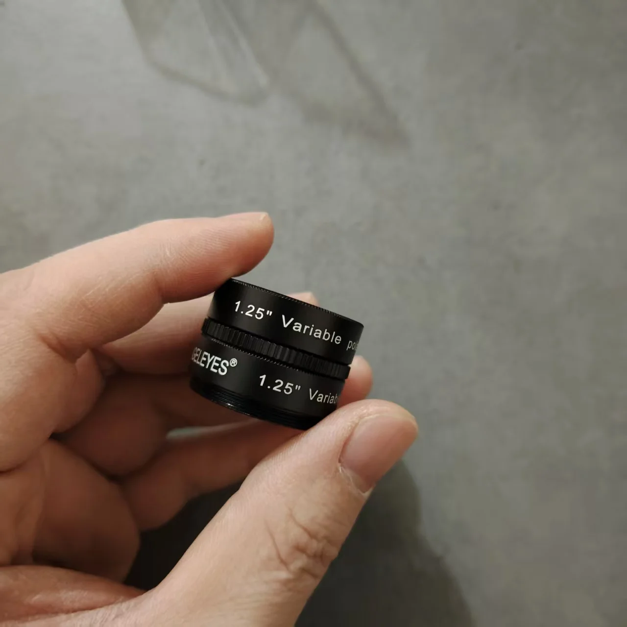 1.25/2 Inch Rotating Adjustment Polarizer To Reduce Lunar Planet Brightness for Clear Observation for Telescope Accessories