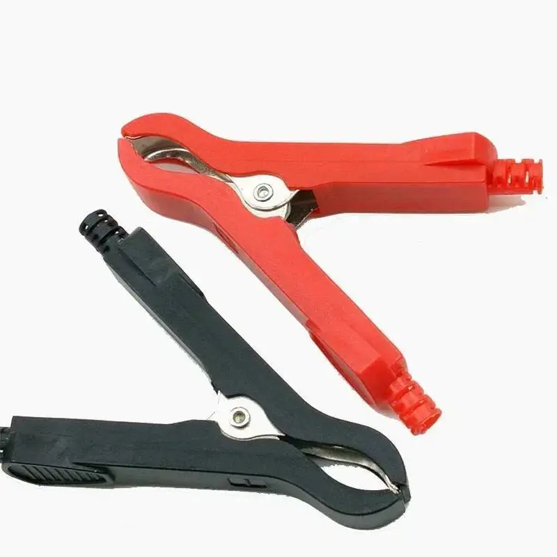 Red Black Alligator 35A 75Mm Crocodile Electrical Clamps For Auto RV Car Caravan Van Battery Test Lead Clips