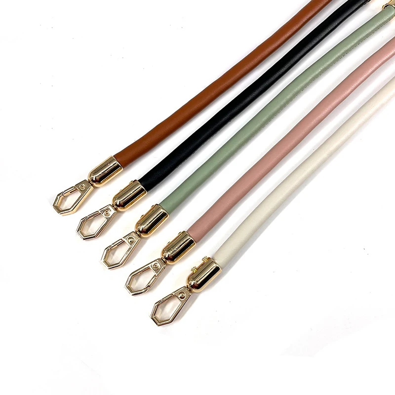 60/115cm DIY Short Bag Belts Pu Leather Braided Rope Handles For Handbag Shoulder Bag Strap  Bag Parts Replacement Bags Belt